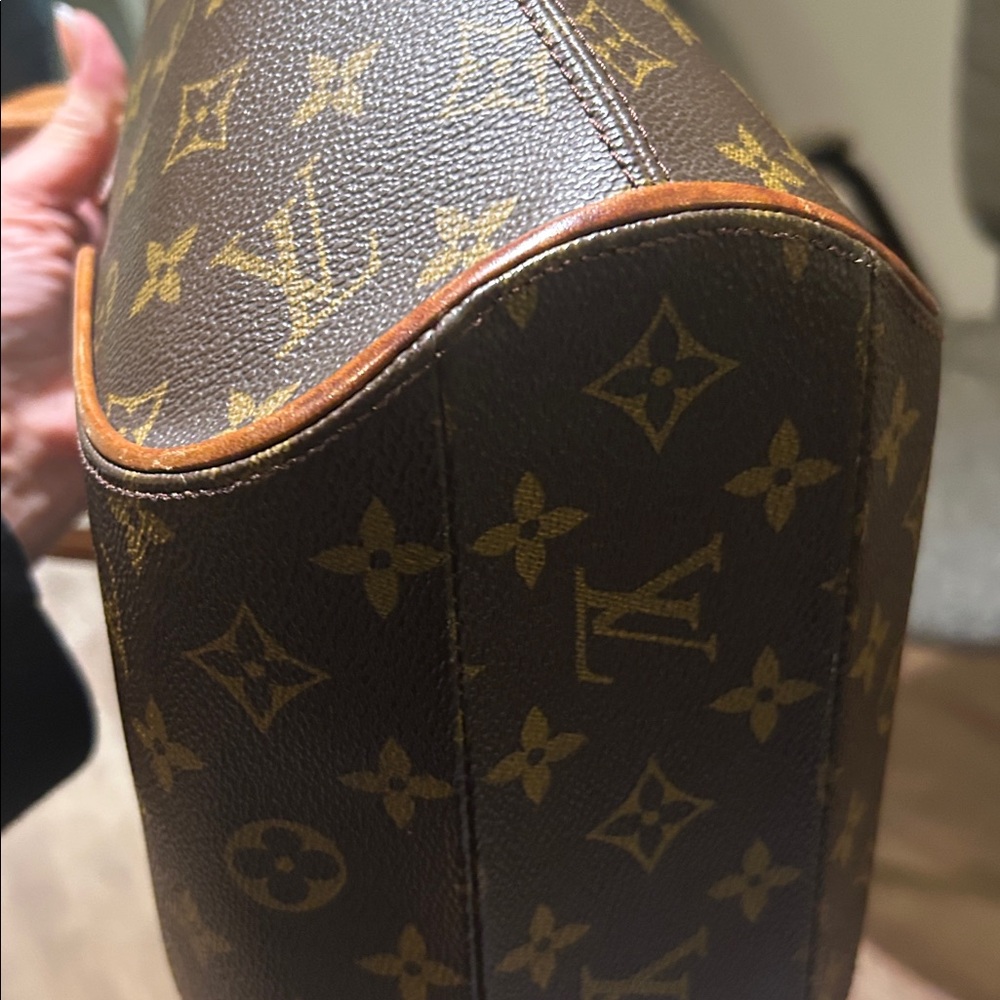 Louis Vuitton Brown and Gold Monogram Satchel - Picture 5 of 11